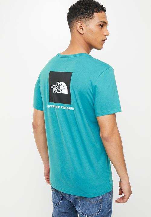 The North Face - M short sleeve redbox tee - harbor blue
