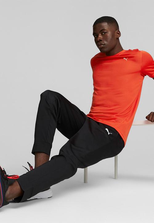 PUMA - Performance tee m (s) - burnt red
