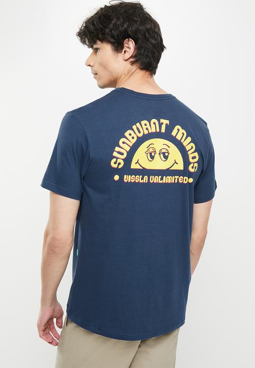 Vissla  - Sunburnt minds short sleeve tee - dark denim