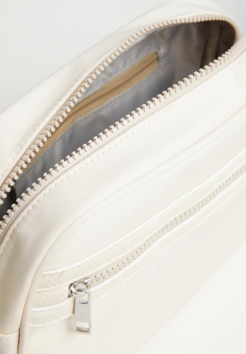 urban° - Urban cross body tonal branding bag - stone