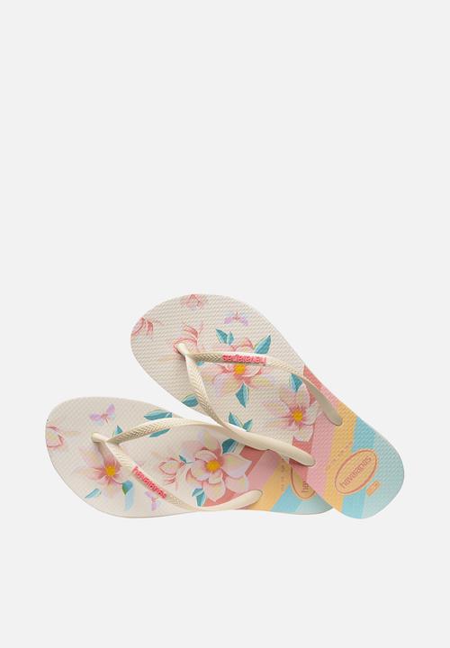 Havaianas - Slim floral - beige