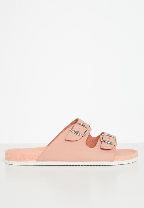 Superbalist - Bella cross strap slide - pink