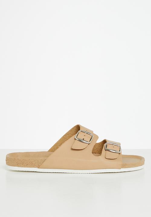 Superbalist - Bella cross strap slide - tan