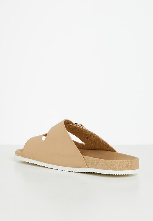 Superbalist - Bella cross strap slide - tan
