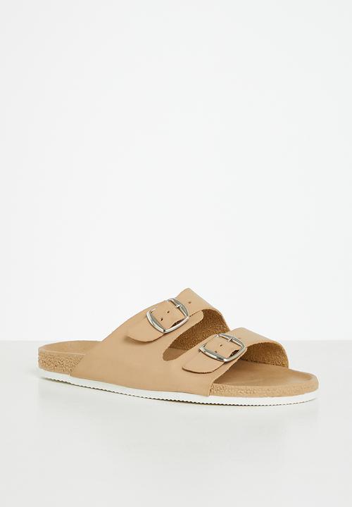 Superbalist - Bella cross strap slide - tan