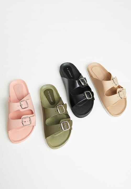 Superbalist - Bella cross strap slide - pink