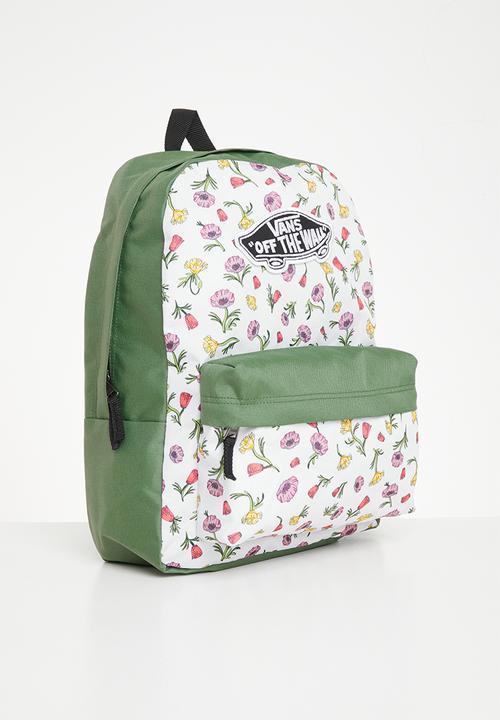 Vans - Wm realm backpack - marshmallow/duck green