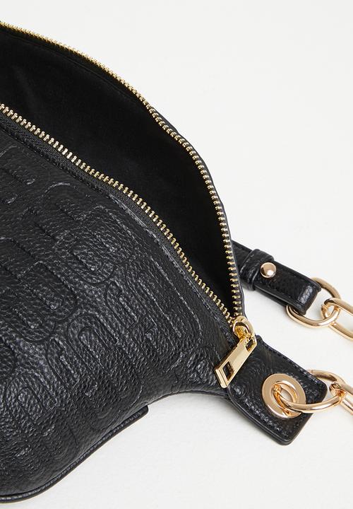 SISSY BOY - Sb embossed crossbody - black