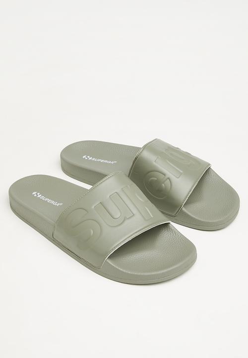 SUPERGA - 1908 slides polysoft - green safari