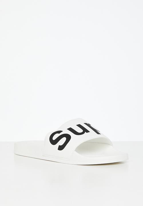 SUPERGA - 1908 slides polysoft - white & black