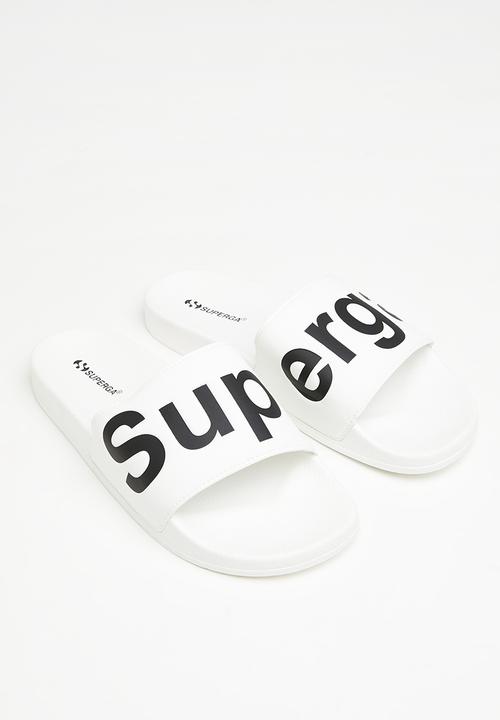 SUPERGA - 1908 slides polysoft - white & black