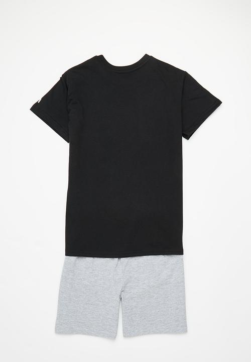 Superbalist - Nasa summer pj set - black & grey