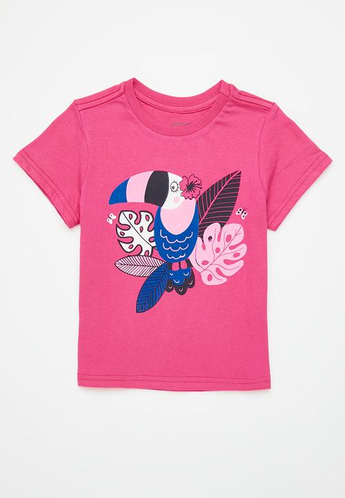 Superbalist - 2 Pack printed tees - light pink & cerise