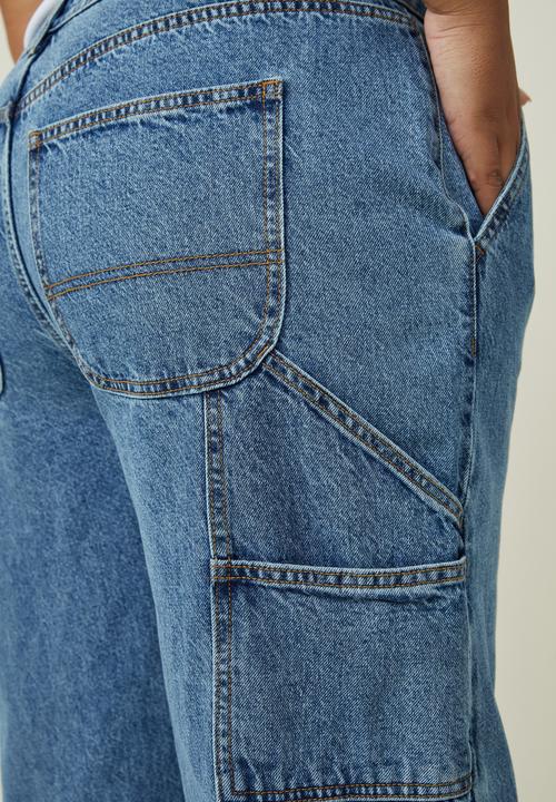 Cotton On - Curve carpenter jean - offshore blue