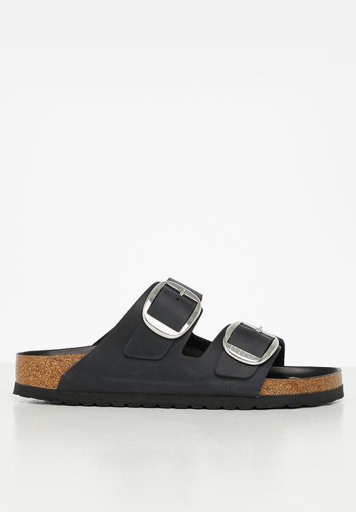 Birkenstock - Arizona big buckle oiled leather narrow - black