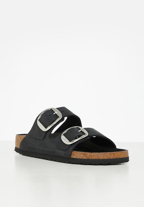 Birkenstock - Arizona big buckle oiled leather narrow - black
