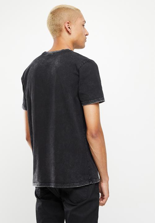 Cutty - Pillar vintage washed T-shirt - black