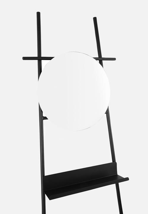 Present Time - Wall ladder glint - black
