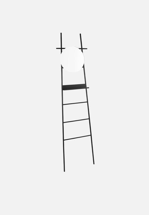 Present Time - Wall ladder glint - black