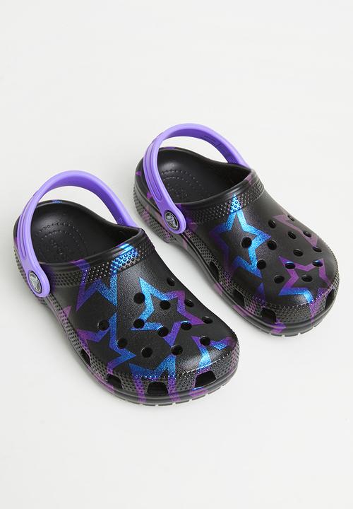 Crocs - Classic disco dance party cgk - stars & black