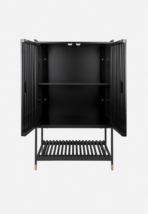 Present Time - Cabine marve double doors - black