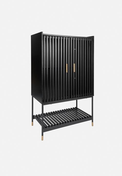 Present Time - Cabine marve double doors - black