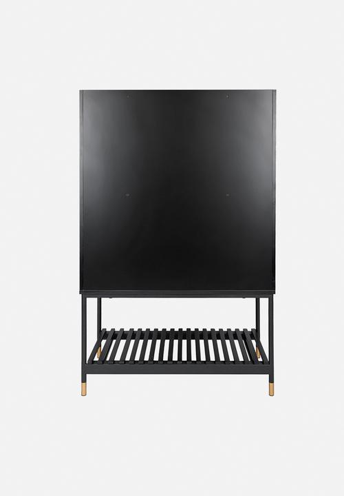 Present Time - Cabine marve double doors - black