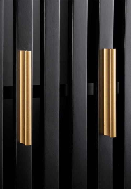 Present Time - Cabine marve double doors - black