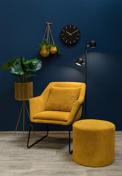 Present Time - Skittle hanging pot small - ochre yellow
