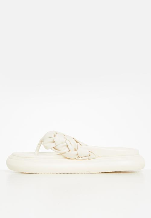 Public Desire - Braidy chunky slider - ecru
