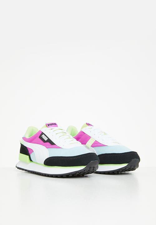 PUMA - Future rider splash jr - electric orchid-light aqua-puma white