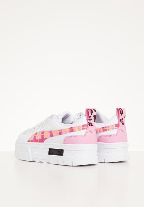 PUMA - Mayze 90s prep jr - puma white - prism pink - puma black