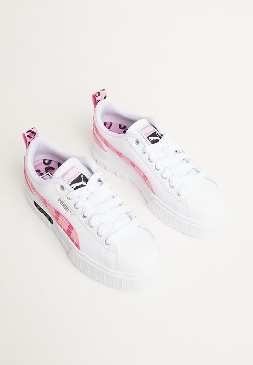 PUMA - Mayze 90s prep jr - puma white - prism pink - puma black