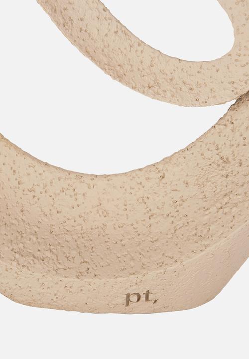 Present Time - Art endless sculpture - sandy brown