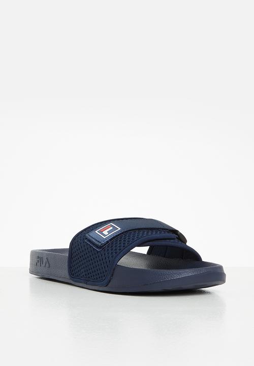 FILA - Mountain slide - peacoat/chinese red/white
