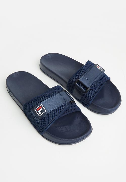 FILA - Mountain slide - peacoat/chinese red/white