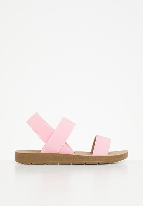 Flutterby - Girls flat sandal - pink