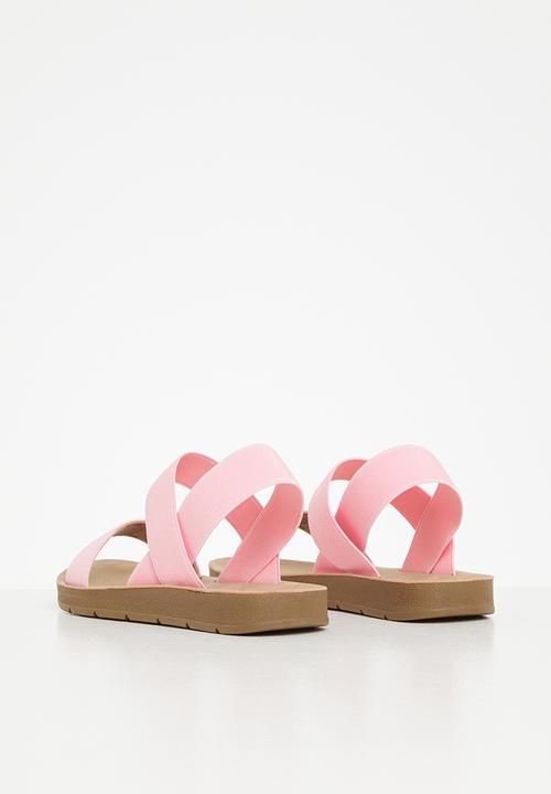 Flutterby - Girls flat sandal - pink