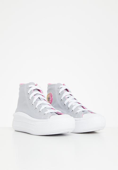 Converse - Chuck taylor all star move - gravel/pink/white