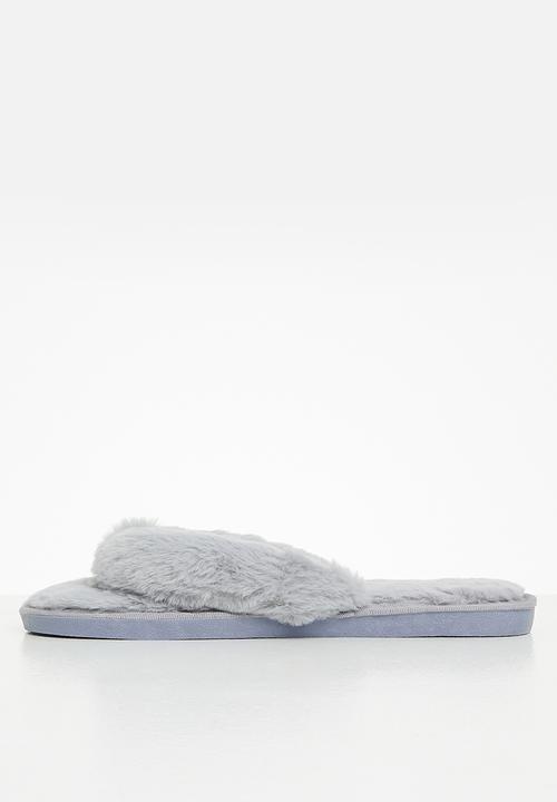 dailyfriday - Lindy soft touch tong slippers - grey