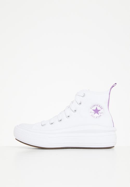 Converse - Chuck taylor all star move platform hi - white/pixel purple/white