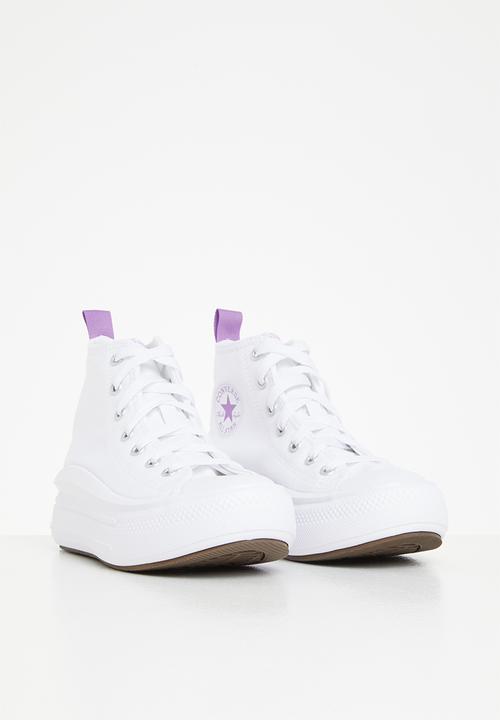 Converse - Chuck taylor all star move platform hi - white/pixel purple/white