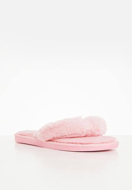 dailyfriday - Lindy soft touch tong slippers - pink