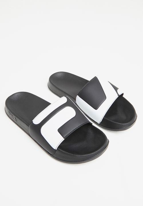 FILA - Caribbean slide - black & white