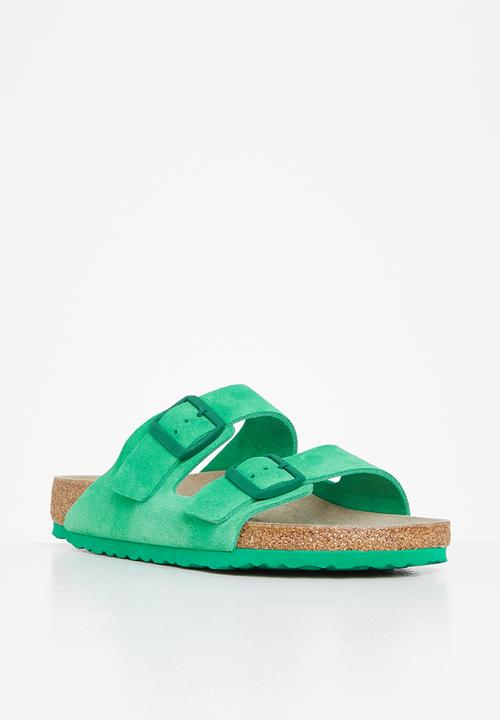 Birkenstock - Arizona sfb suede leather regular - bold green