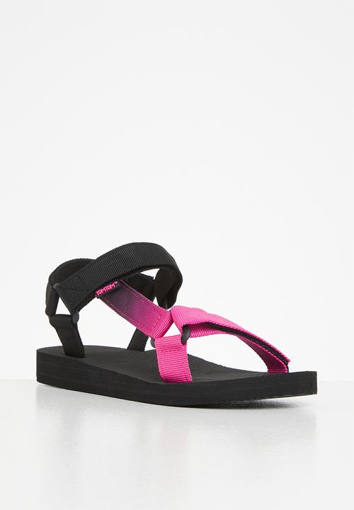Tom Tom - Dream fade velcro strap sandal - pink & black