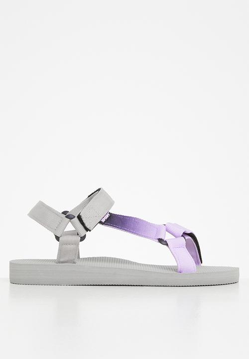 Tom Tom - Dream fade velcro strap sandal - lilac & grey