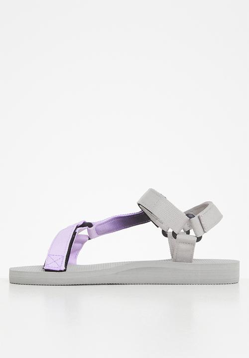 Tom Tom - Dream fade velcro strap sandal - lilac & grey