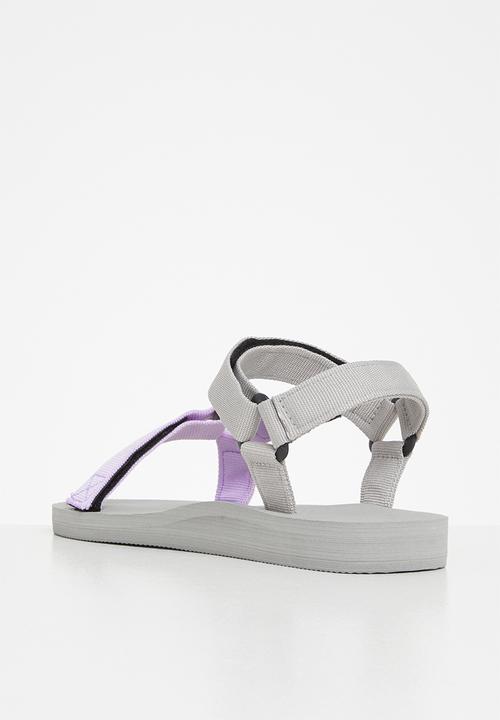 Tom Tom - Dream fade velcro strap sandal - lilac & grey
