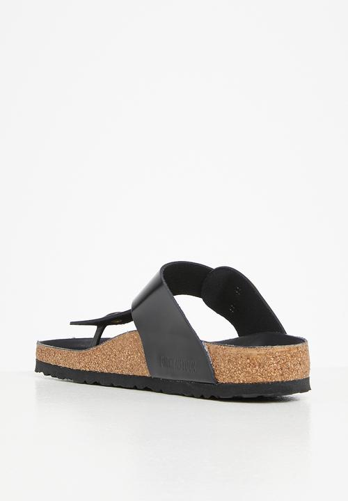 Birkenstock - Gizeh bb high shine natural leather regular - black